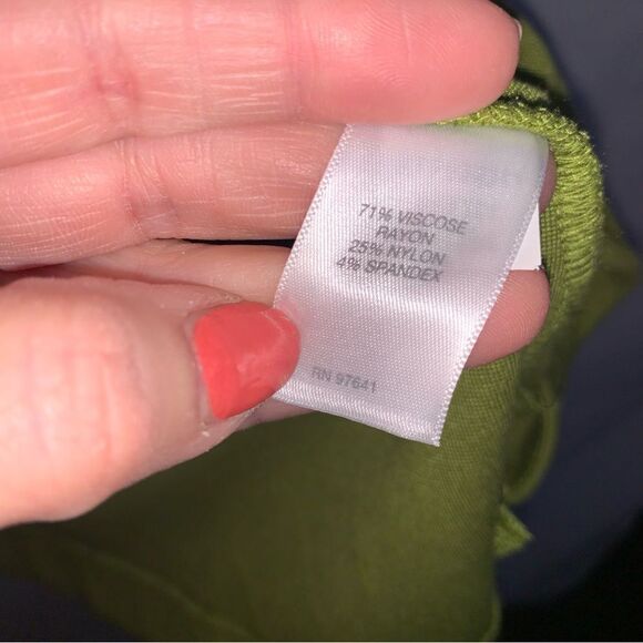 J. Jill Ponte Olive Green Dress - Picture 4 of 5